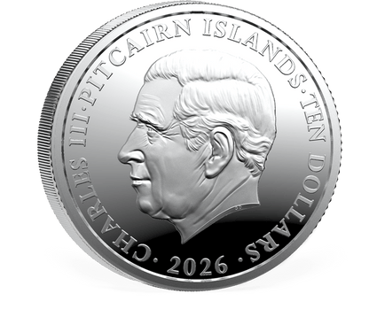 2026 Pitcairn Islands Ocean Wonders Hammerhead Shark Proof 5 oz Silver Coin
