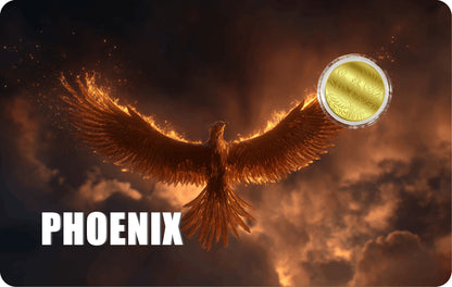 2026 Liberia Phoenix 1/200 oz Gold Coin in Card (06/15)