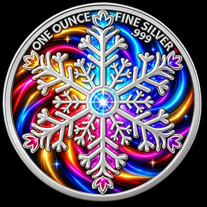 2026 Abominable Snowman's Cosmic Christmas Edition 1 oz Silver Round