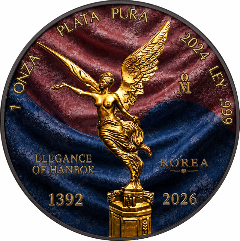 2024 Mexico Libertad - Elegance of Hanbok (Night) Edition 1 oz Silver Coin