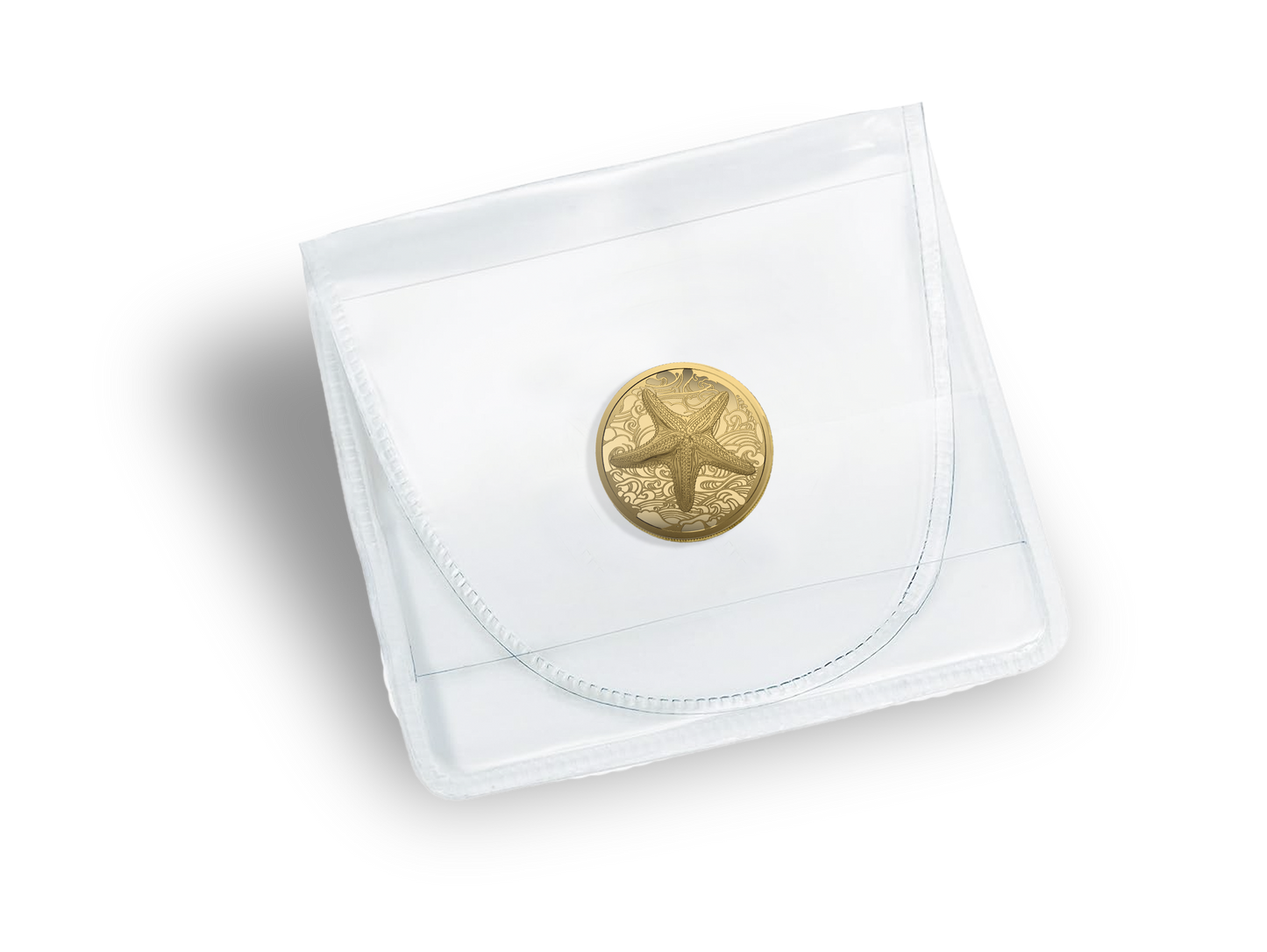2026 Pitcairn Islands Ocean Wonders Starfish 0.5g Gold Coin (08/07)