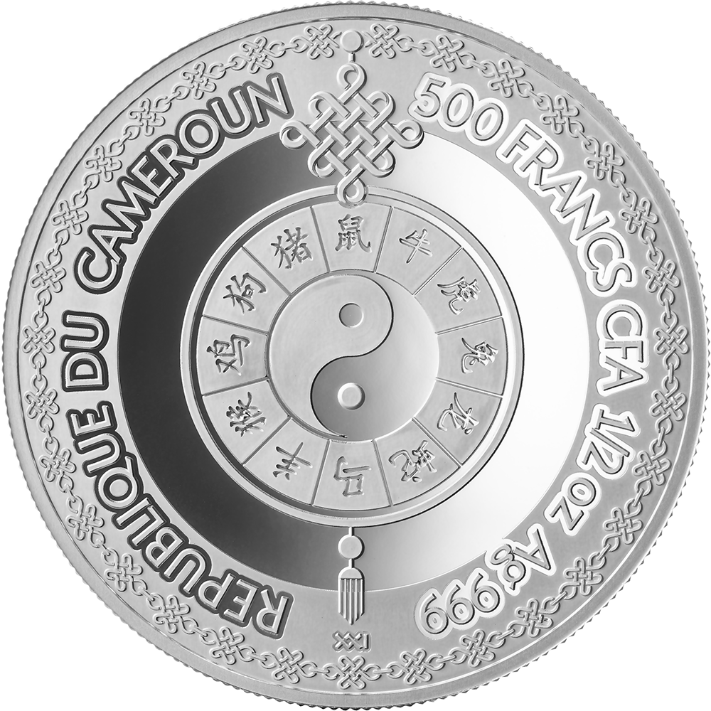 2027 Cameroon Year of the Goat Special Edition 1/2 oz Silver Coin