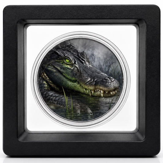 2026 Ghana Crocodile 1 oz Copper Coin (07/24)