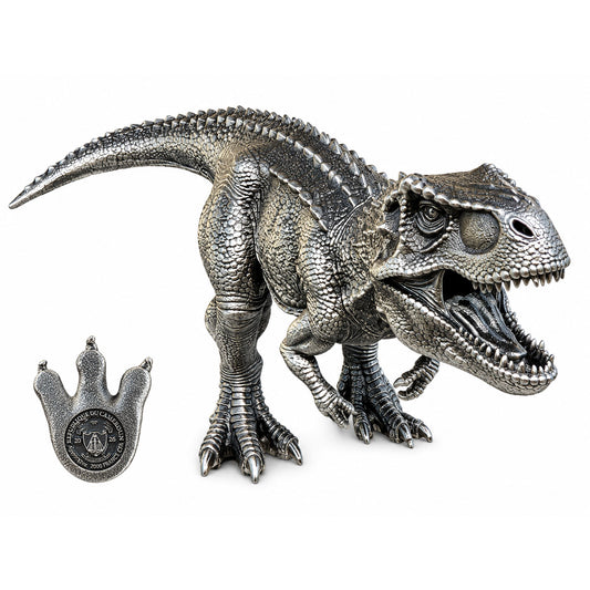 2026 Cameroon Prehistoric Titans - Tyrannosaurus Rex Shaped 2 oz Silver Coin