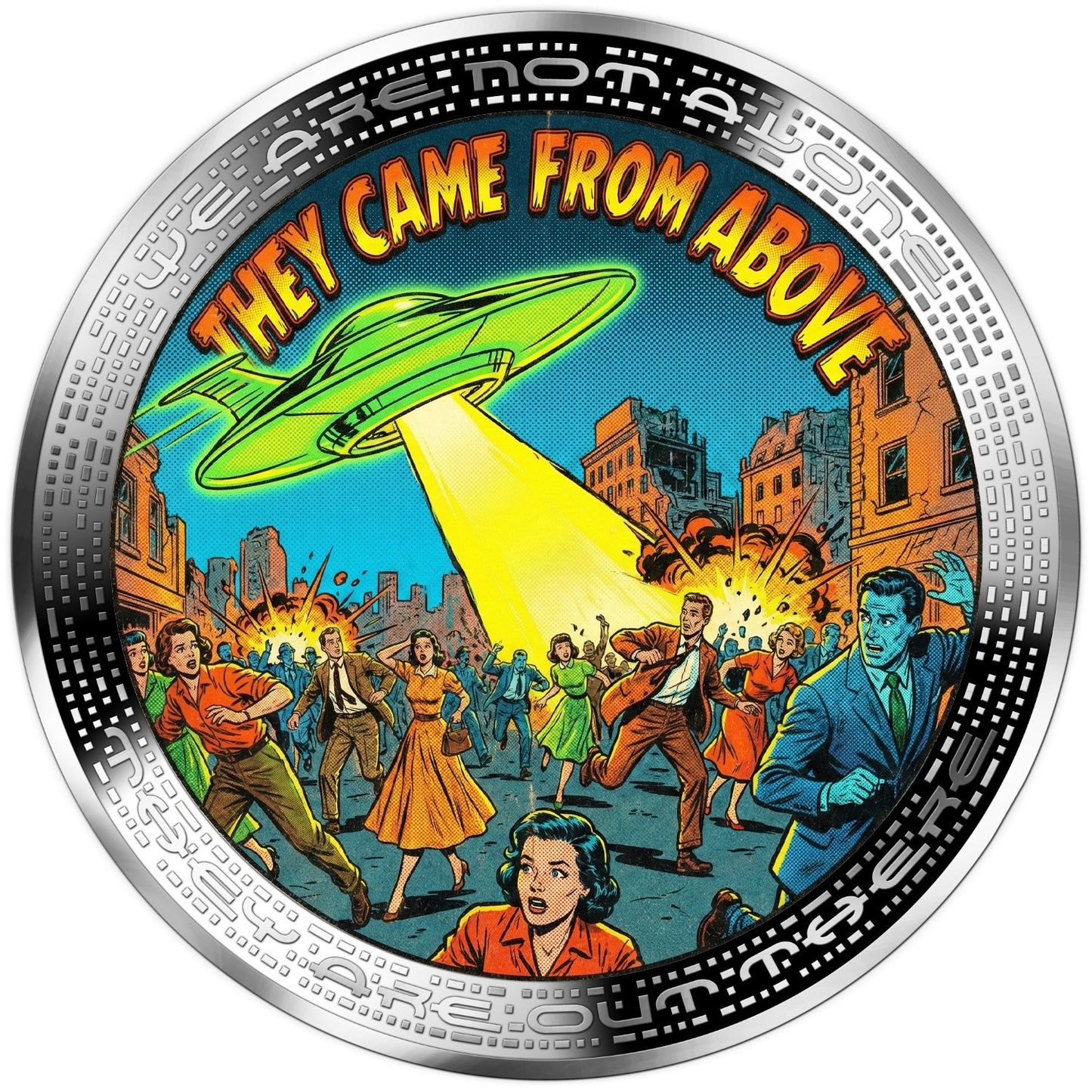 2026 Cameroon Alien Comic Book 1 oz Silver Coin (07/03)