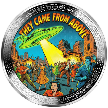 2026 Cameroon Alien Comic Book 1 oz Silver Coin (07/03)