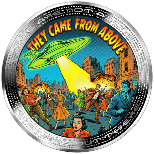 2026 Cameroon Alien Comic Book 1 oz Silver Coin (07/03)