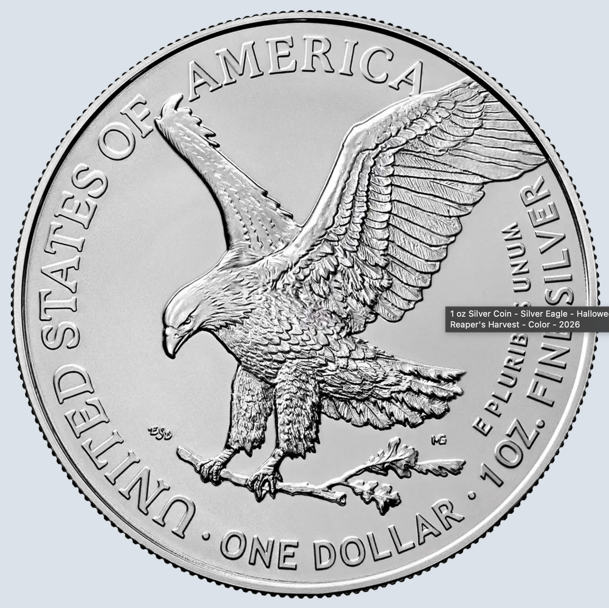 2026 U.S. Eagle Reaper's Harvest Edition 1 oz Silver Coin
