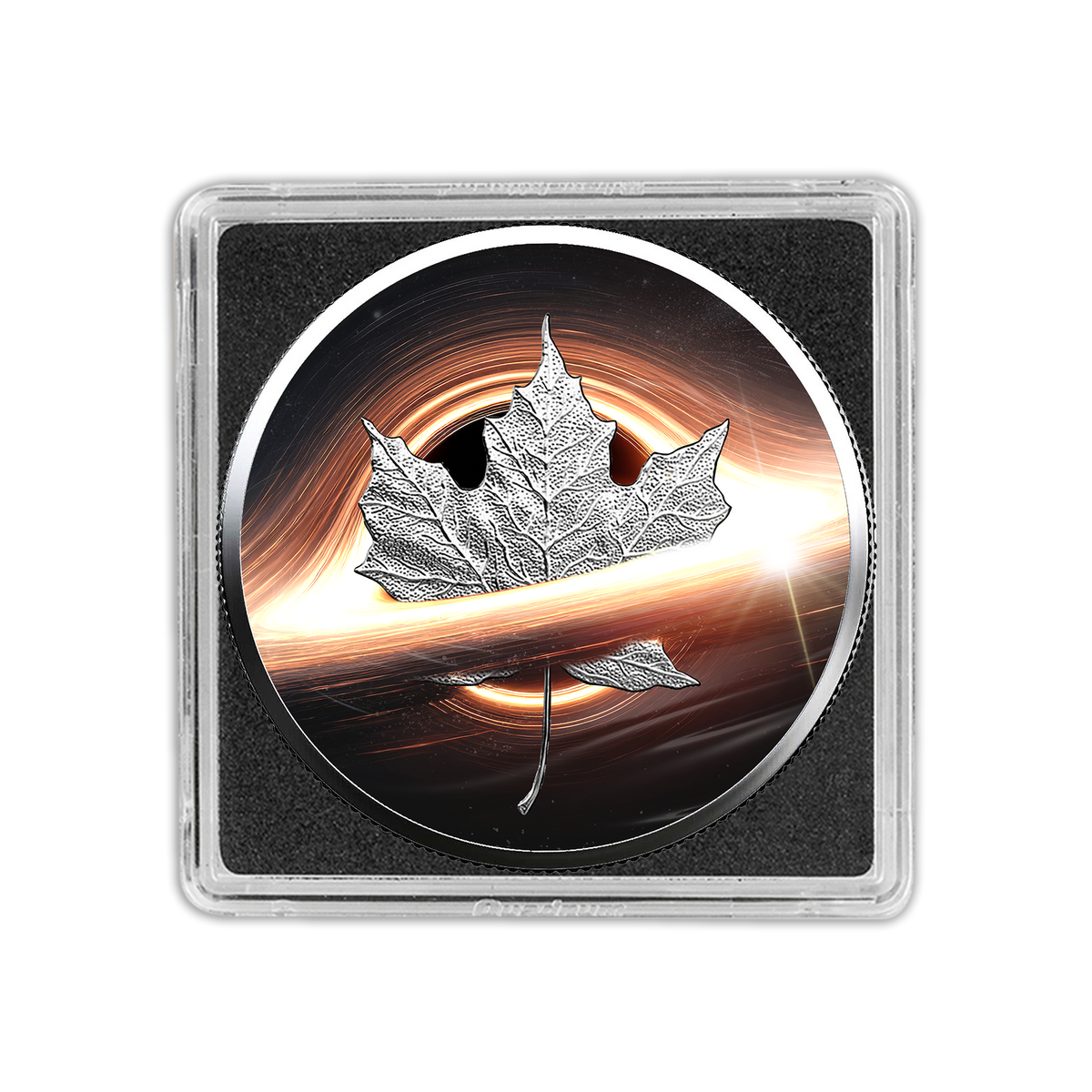 2026 Canada Maple Leaf Black Hole Edition 1 oz Silver Coin