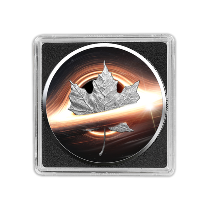 2026 Canada Maple Leaf Black Hole Edition 1 oz Silver Coin