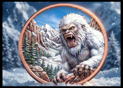 In Stock! The Yeti 4th Release in Mythical Creatures Series 5 oz Copper with UV colorization