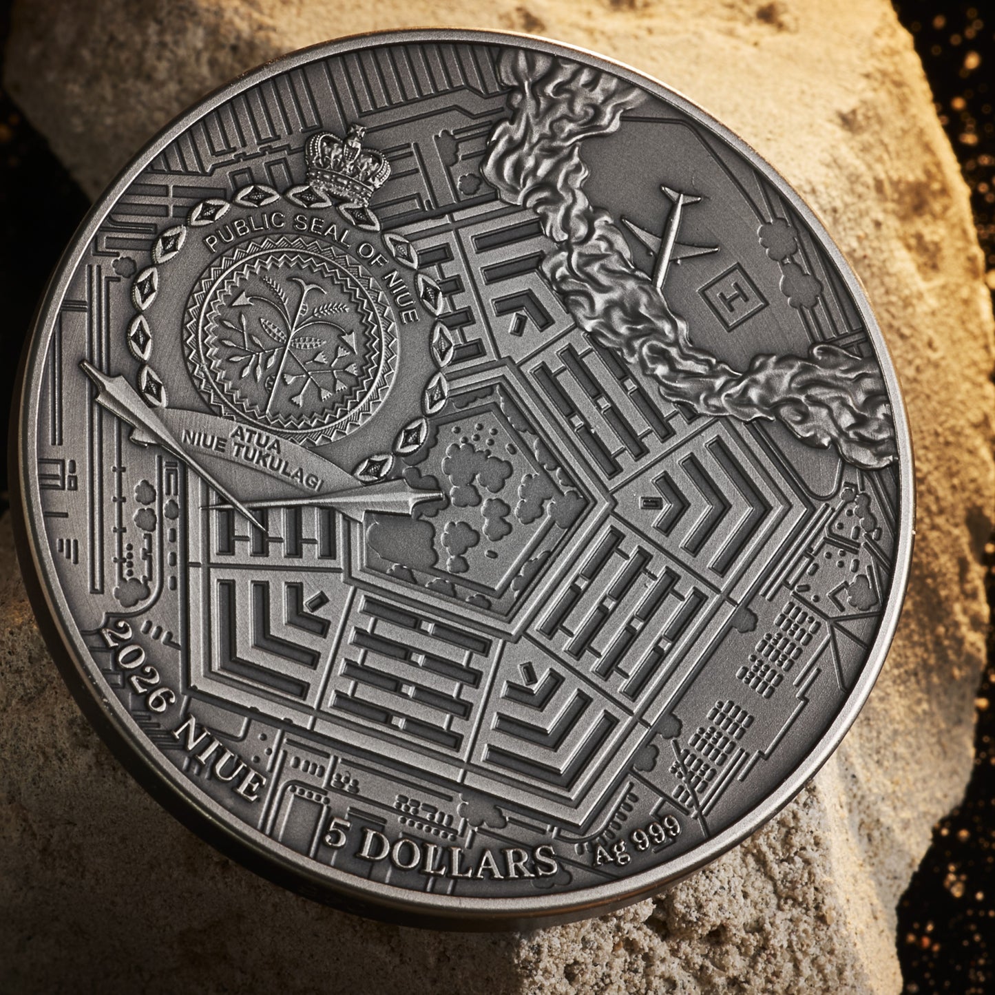 2026 Niue Human Tragedies - World Trade Center 2 oz Silver Coin
