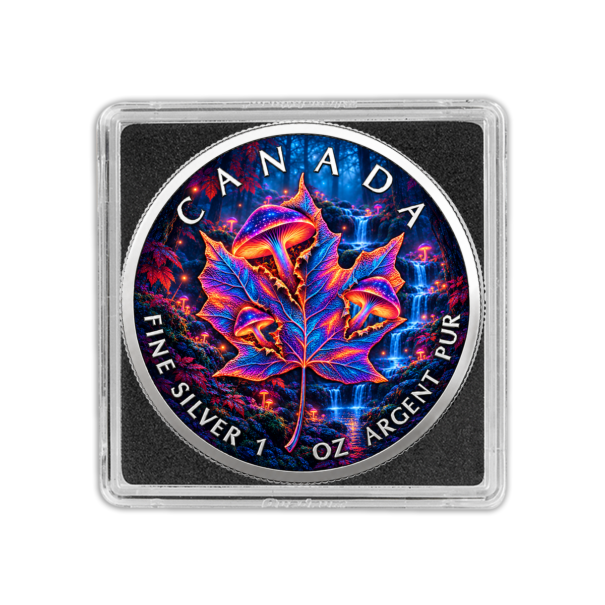 2026 Canada Maple Leaf Mushroom Edition 1 oz Silver Coin