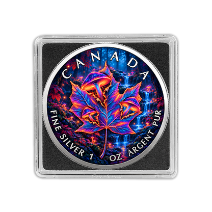 2026 Canada Maple Leaf Mushroom Edition 1 oz Silver Coin