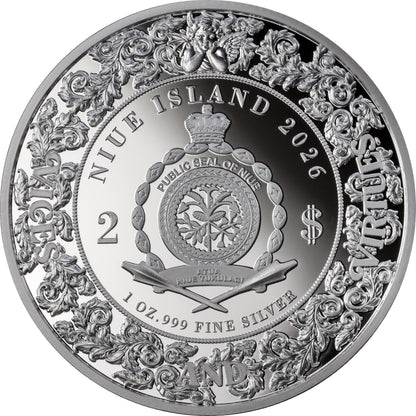 2026 Niue Seven Sins & Virtues - Lust 1 oz Silver Coin