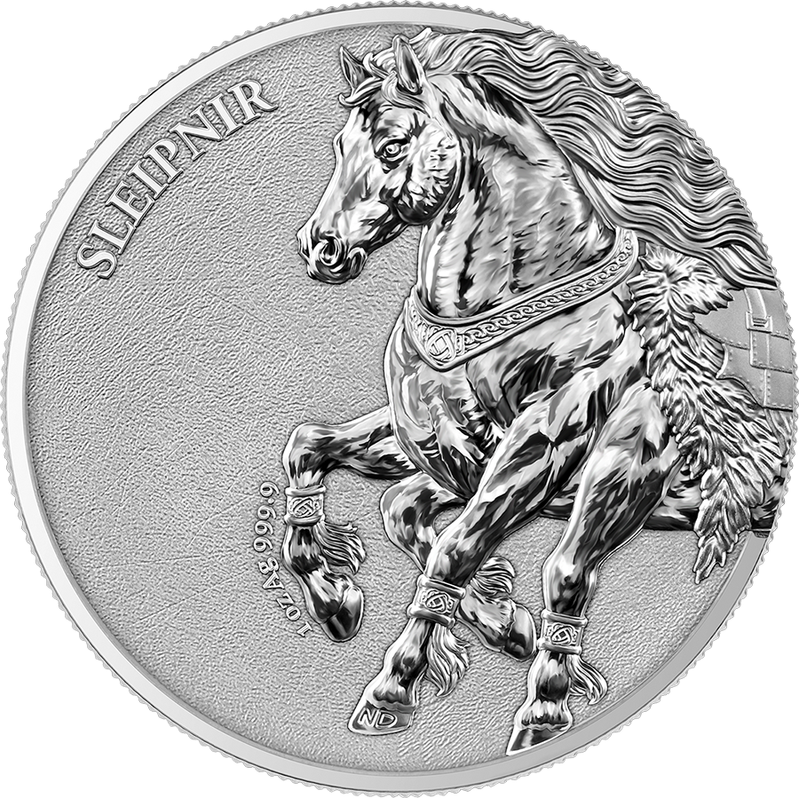 Estimate: 2026 Germania Mint Beasts - Sleipnir BU 1 oz Silver Coin (07/08)