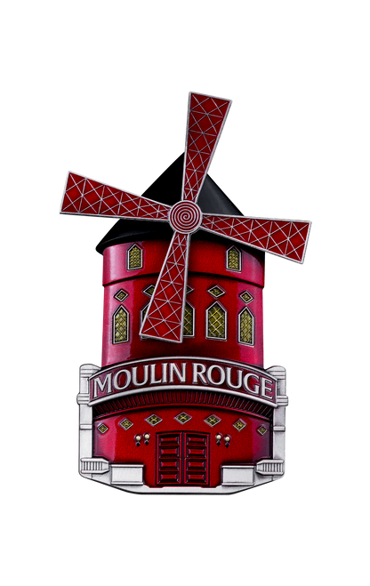 2027 Burundi Moulin Rouge Shaped 3 oz Silver Coin