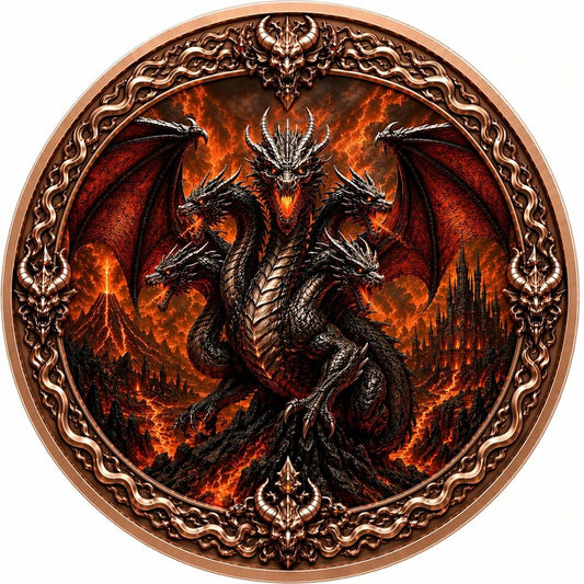 Magic Inferna Colorized 1 oz Copper Medal (06/30)