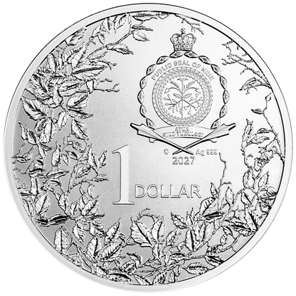2026 Niue Flowers of the Four Seasons - Chrysanthemum 1 oz Silver Coin