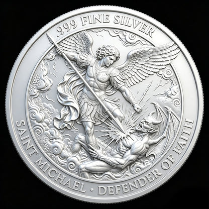 St. Michael - Defender of Faith 3g Silver Medal