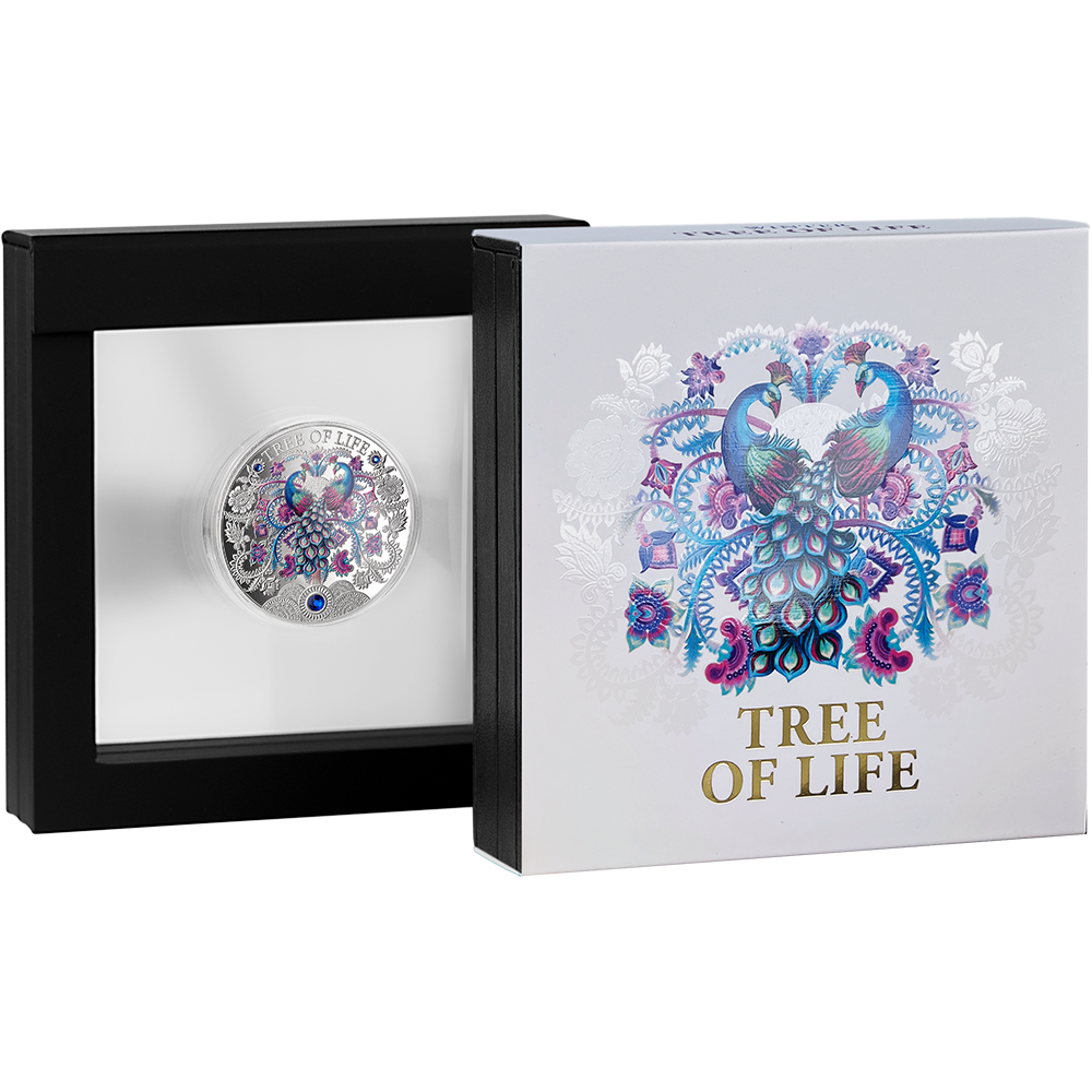 2026 Ghana Winter Tree of Life 1 oz Silver Coin
