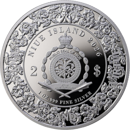 2026 Niue Seven Sins & Virtues - Lust 1 oz Silver Coin