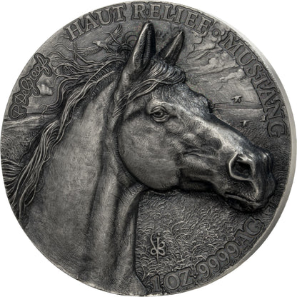 2026 Ivory Coast Big 5 North America - Mustang 1 oz Silver Coin