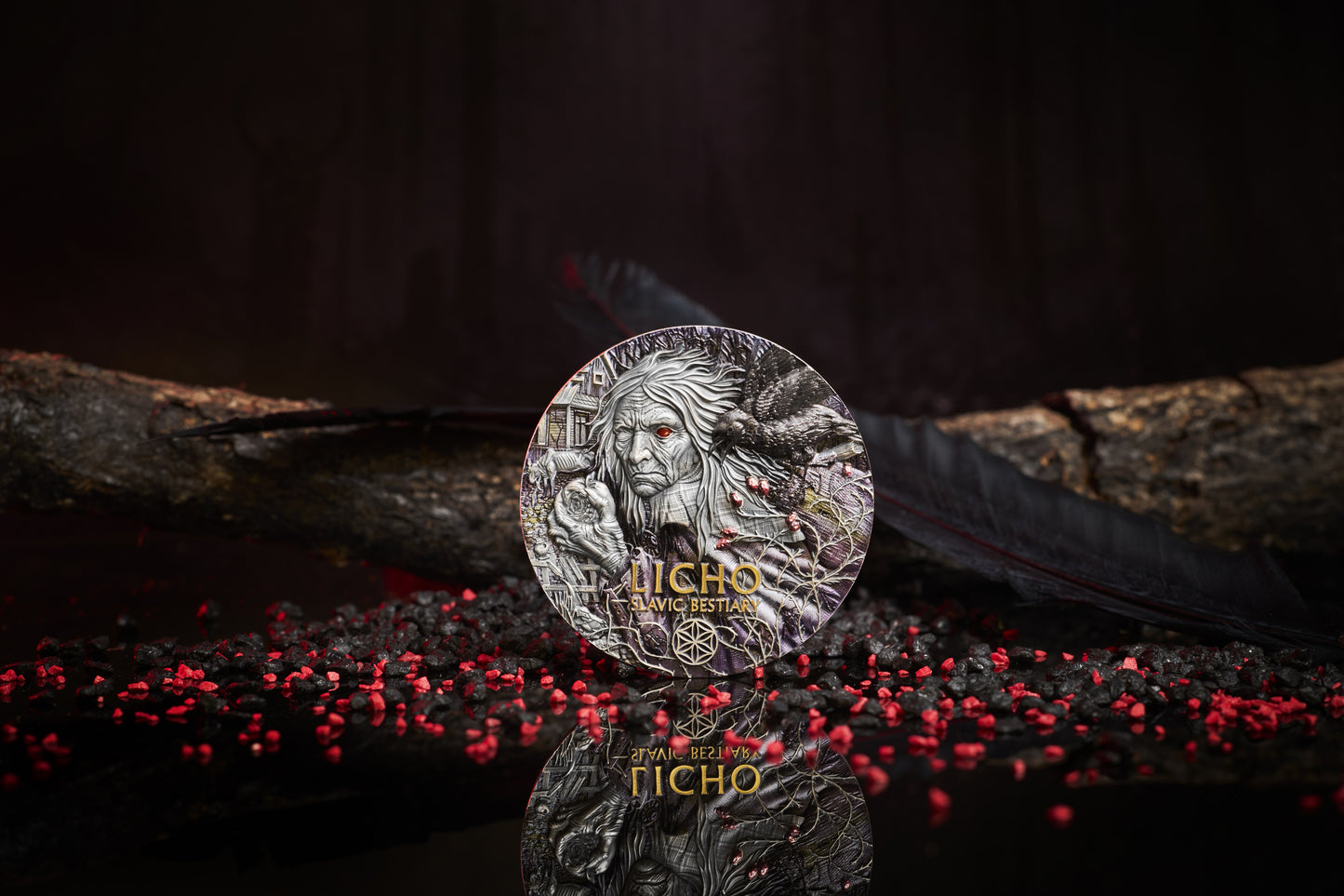 2026 Cameroon Slavic Bestiary - Licho 3 oz Silver Coin (08/03)
