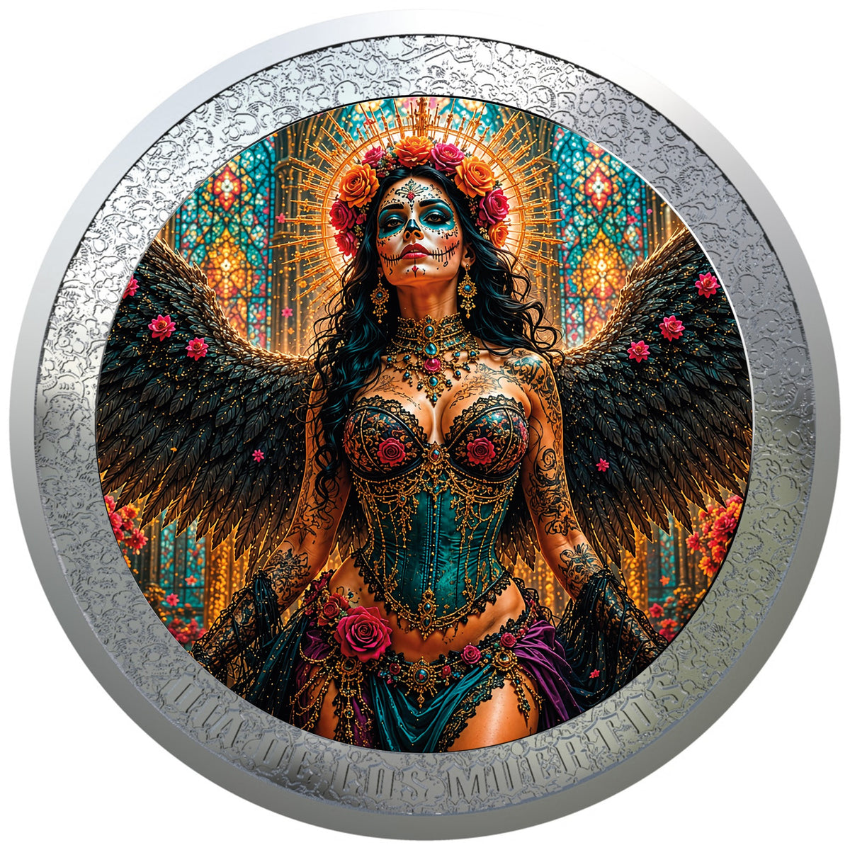 2026 Gibraltar Dia de los Muertos - Angel of Remembrance 1 oz Silver Coin