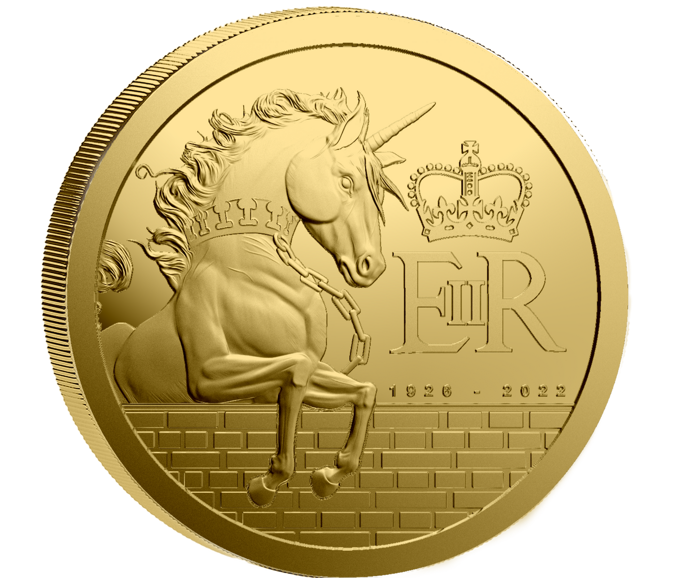 2026 Pitcairn Islands Queen's Beast Unicorn 1/100 oz Gold Coin (07/03)