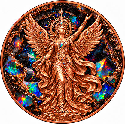 Divine Elements - The Opal Empress 5 oz Copper Medal
