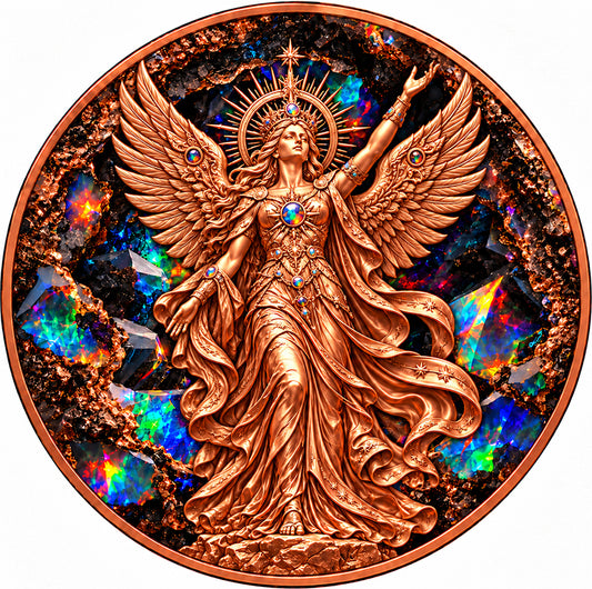 Divine Elements - The Opal Empress 5 oz Copper Medal