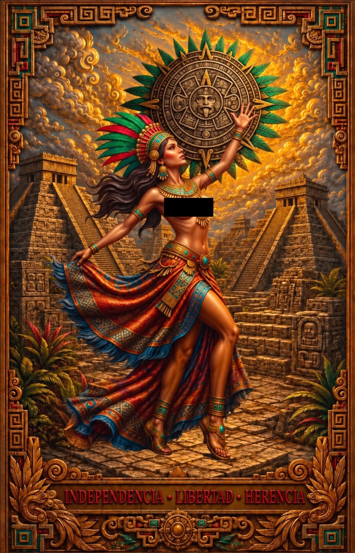 Dance of the Aztecs 5g Silver Foil