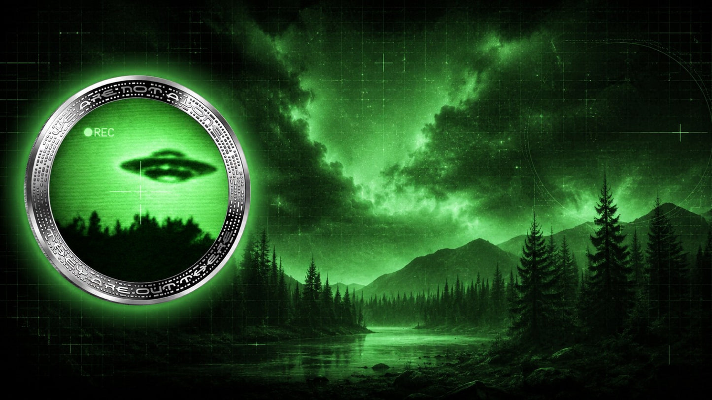 2026 Cameroon UFO Recording Nightvision 1 oz Silver Coin (07/03)