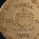 2026 Samoa Amber Mirage Lizard 2 oz Silver Coin