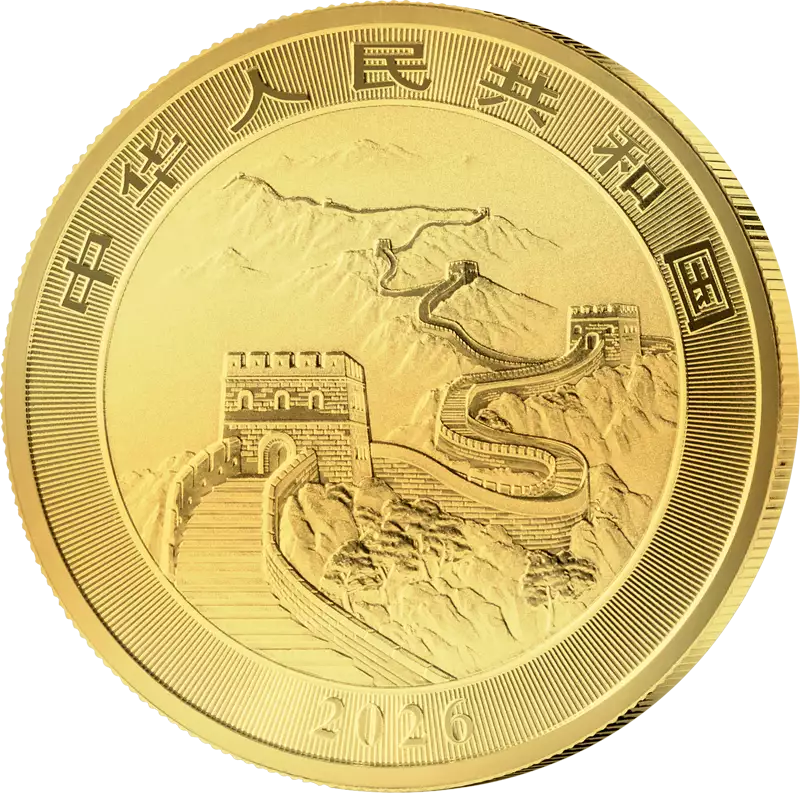 2026 China Dragon Golden Holographic Edition 1 oz Silver Coin