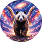 Beyond the Bamboo Colorized 1/2 oz Silver Round by Hayleybug Mint (07/10)