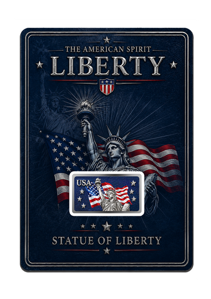 New Series! Liberty Diamond Dust 10g Silver Bar in Card (07/31)