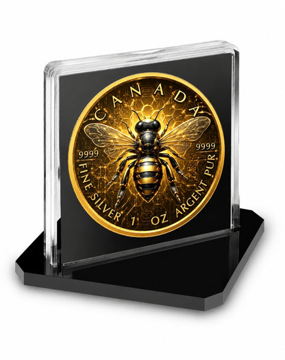 2026 Canada Maple Leaf The Golden Bee Edition 1 oz Silver Coin
