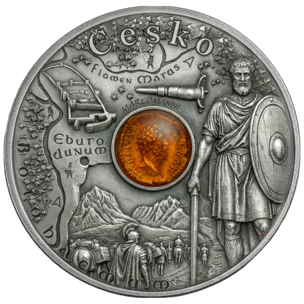 2026 Niue Amber Route Czechia 17.5g Silver Coin