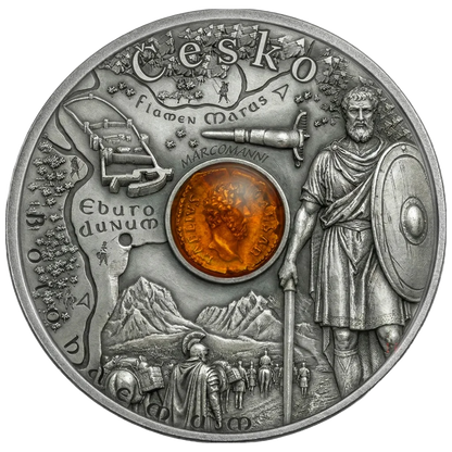 2026 Niue Amber Route Czechia 17.5g Silver Coin