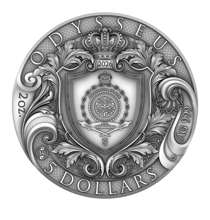 2026 Niue The Odyssey - Odysseus 2 oz Silver Coin (08/17)