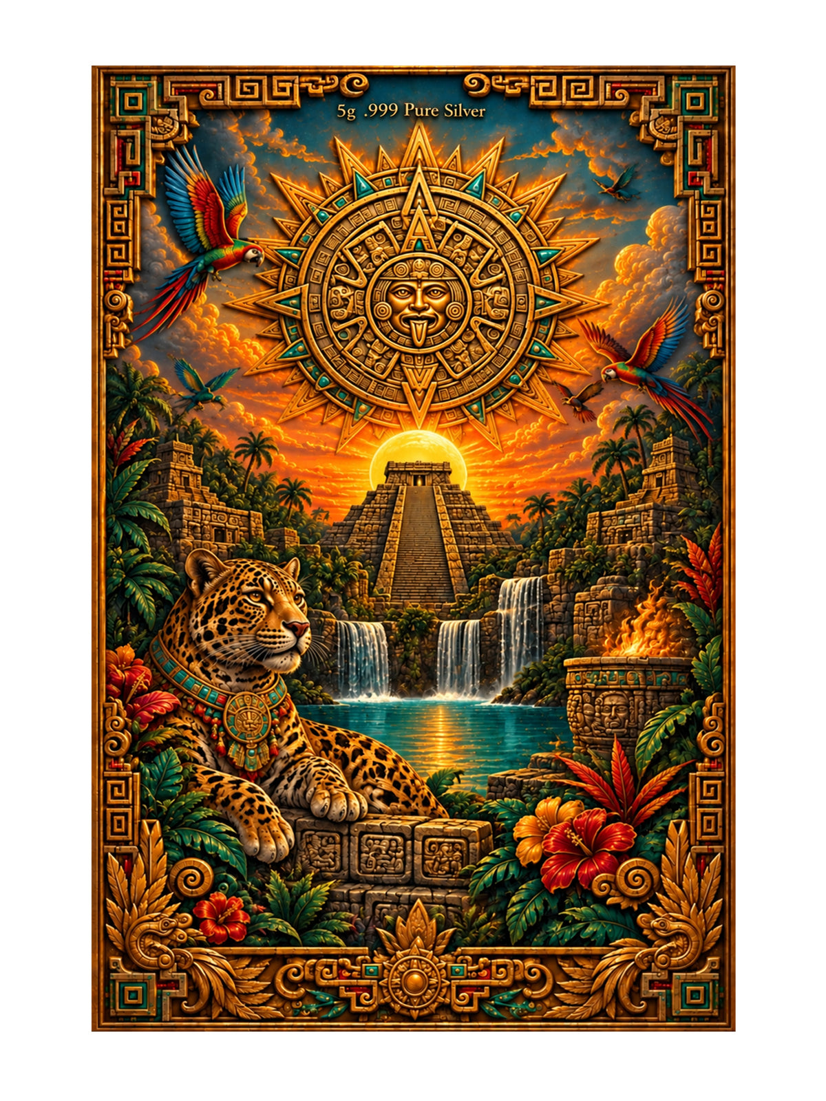 Dance of the Aztecs 5g Silver Foil
