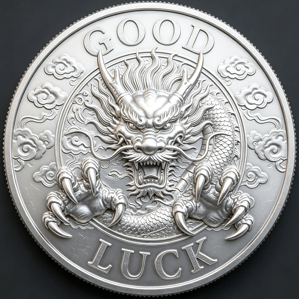 Good Luck Dragon 3g Silver Medal
