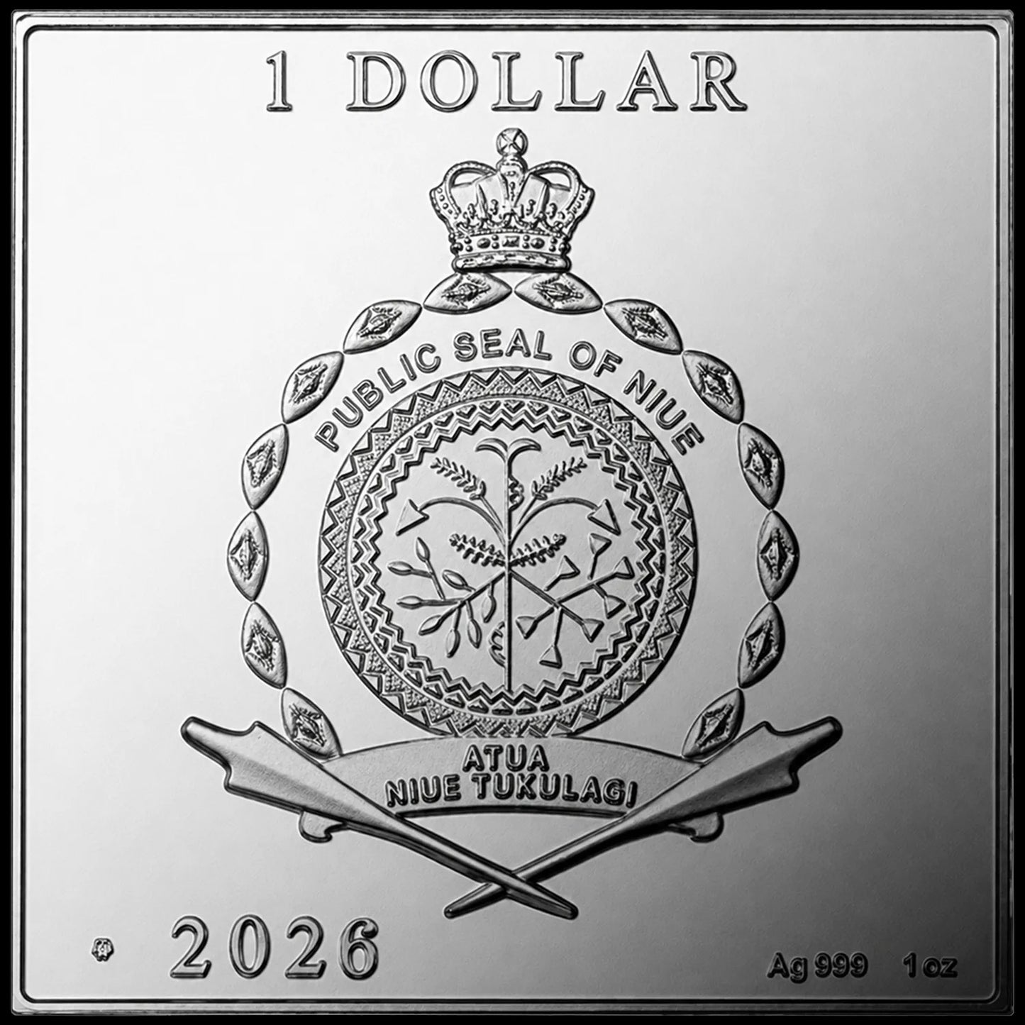 2026 Niue Japanese Bridge and Water Lily Pond by Monet 1 oz Silver Coin (06/17)