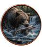 The River Angler Colorized 1 oz Copper Round in Card (06/25)