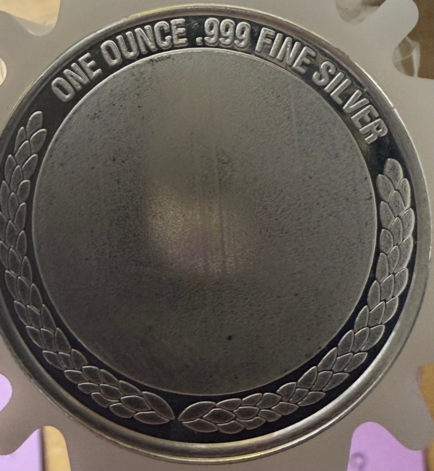 Midnight Calavera Colorized 1 oz Silver Round