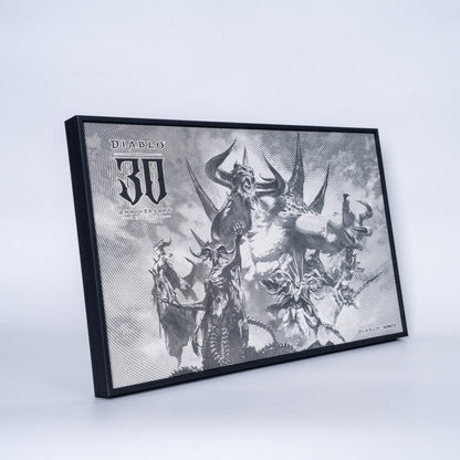 2026 KOMSCO Diablo 30th Anniversary Intaglio Print - Black & White Edition