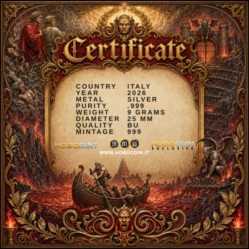 2026 La Divina Commedia - Inferno 9g Silver Medal (08/03)