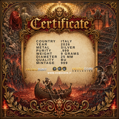2026 La Divina Commedia - Inferno 9g Silver Medal (08/03)